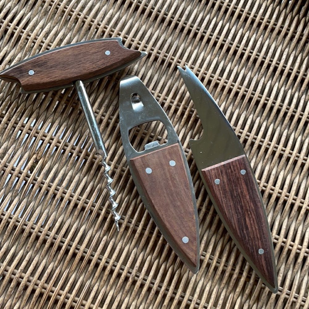 MCM Teak & Stainless Bar Set - Japan